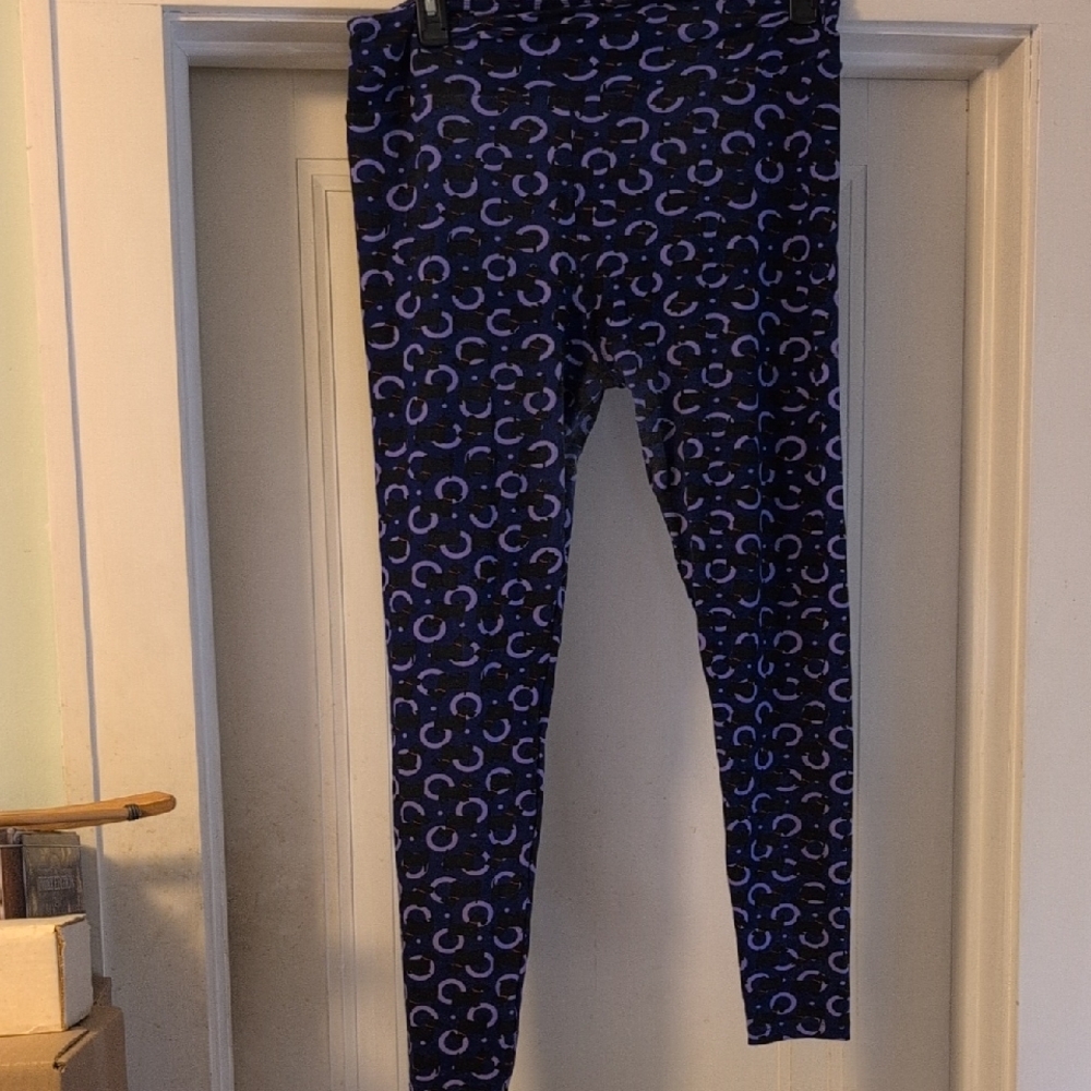 LuLaRoe T&C Dog Print Leggings